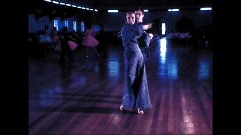 Couples Ballroom Dancing in Australia, 1978 動画素材 339276665