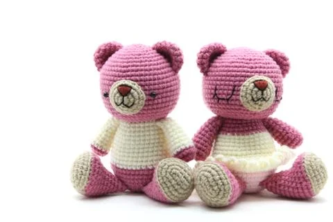 Couples bear doll Stock Photos