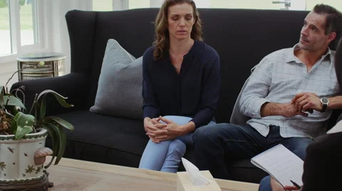 Couples counseling therapy Video stock 55656447