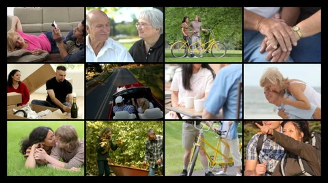 Couples Montage Stock-Footage 62380247