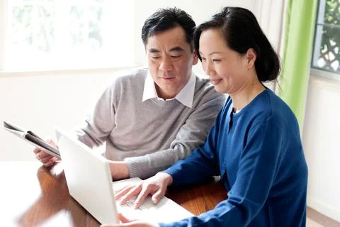 A couples old age Stock Photos