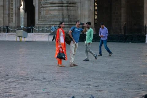 Couples Taking Selfie Foto stock