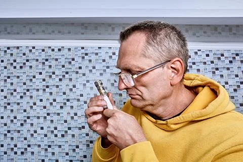 Coupling for compression fitting provides easy dismantling joint suitable f.. Stock Photos