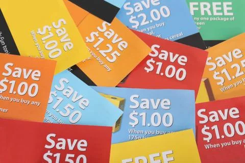 Coupon clipping Stock Photos