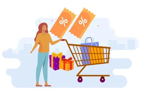 Coupon Concept Illustration Illustrazione stock