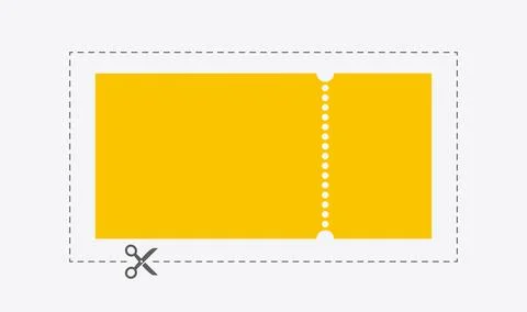 Coupon Discount. Vector Gift Voucher. Stockillustratie