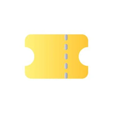 Coupon flat gradient color ui icon 스톡 일러스트