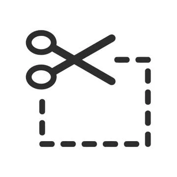 Coupon icon. Scissor symbol. Coupon cutting sign. Stock Illustration