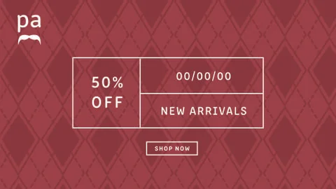 Coupon with text message Illustrazione stock