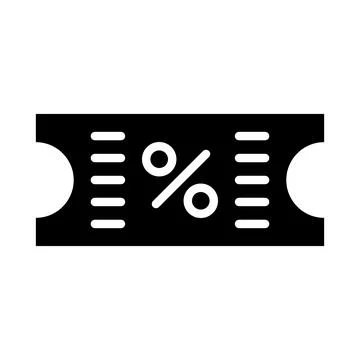 Coupon Vector Icon Design Illustration Stock Illustration