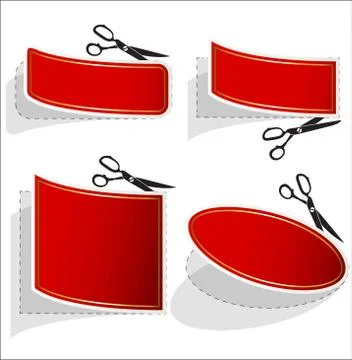 Coupons for products Stock Illustration