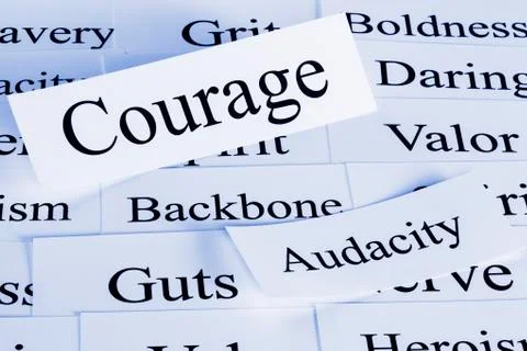 Courage concept Stock Photos