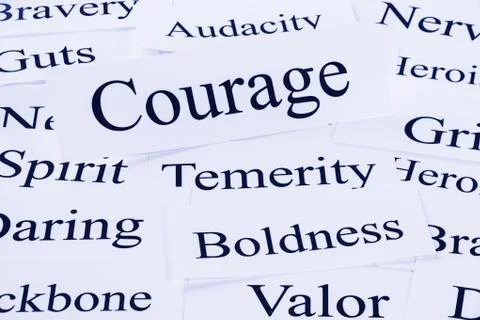 Courage concept Stock Photos