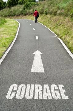 Courage Stock Illustration