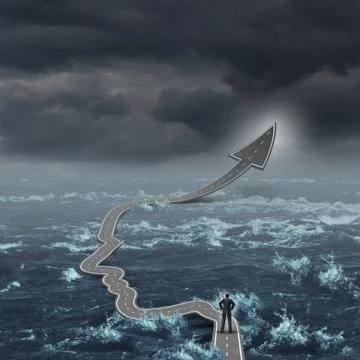 Courage to succeed Illustrazione stock