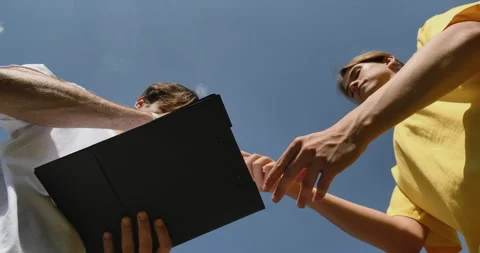 Courier Stock Footage 205041314