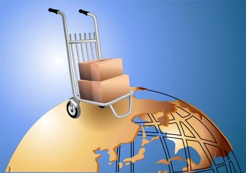 Courier Stock Illustration