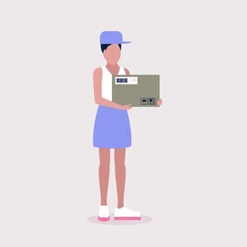 Courier Stock Illustration