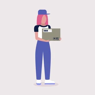 Courier Stock Illustration