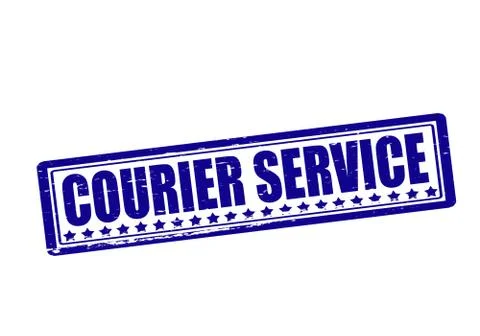 Courier service Stock Illustration