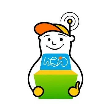 Courier tracking vector sign Illustrazione stock