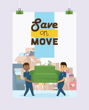 Courier vector postman character of delivery service delivering parcel box or Stock Illustration