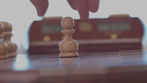 The course of a chess game 12 Stock Footage 330202090