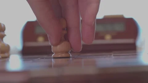 The course of a chess game 13 Stock Footage 330202089