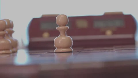 The course of a chess game 18 Stock Footage 330202669