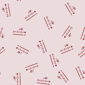 Course progress bar education platform glyph vector seamless pattern Stockillustratie