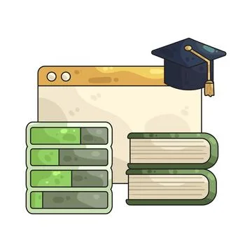 Course progress illustration イラスト素材