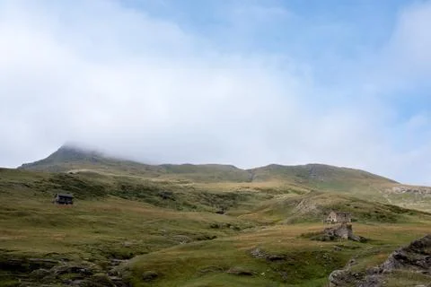 Course of a river in a forest Stock Photos