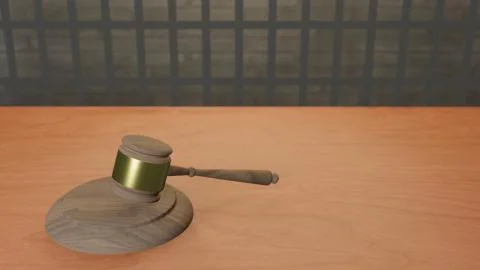 Court hammer2 Stock Illustration