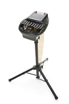 Court Reporting Stenography Machine Foto stock