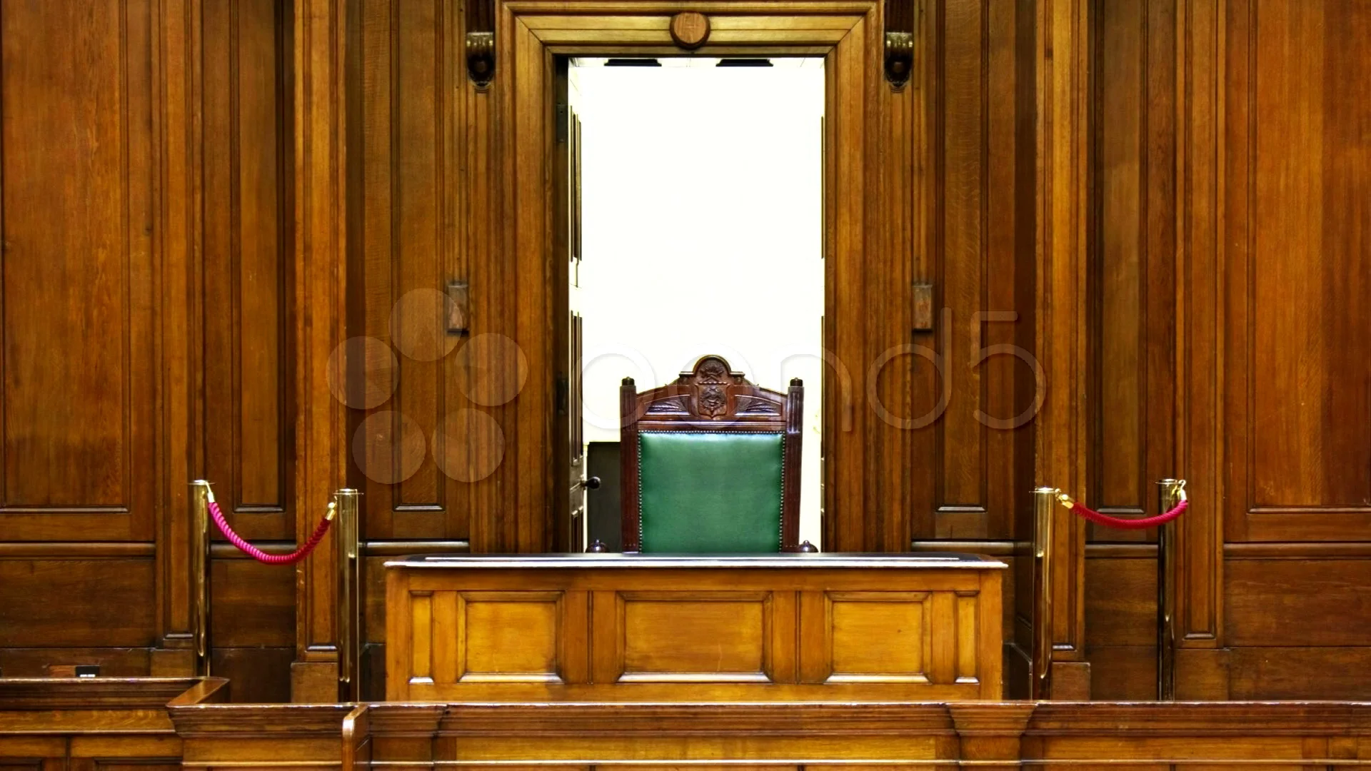 court room with judges chair 2 | Stock Video | Pond5