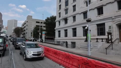 Court sets $200,000 bail for Trump to avoid jail in Georgia, ATLANTA, US - 21 Au Stock Footage 248476653