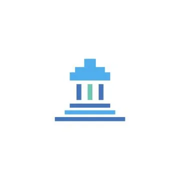 Court vector icon design template Ilustración de archivo