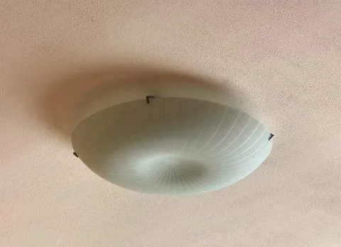 Courtesy light on the ceiling Stock Photos