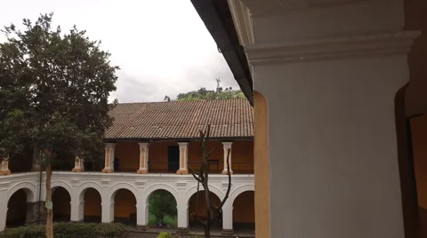 Courth Yard View of Angel Stock Footage 61066689