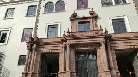 Courthause in the city of Cusco, Peru Stock Footage 288891525