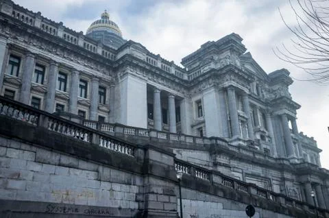 Courthouse in brussel Stock Photos