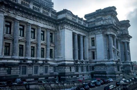 Courthouse in brussel Stock Photos