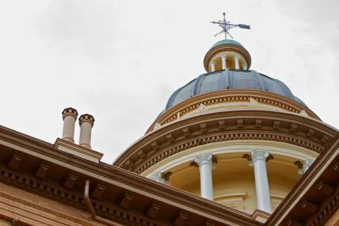 Courthouse domes no statue angled Stock Photos