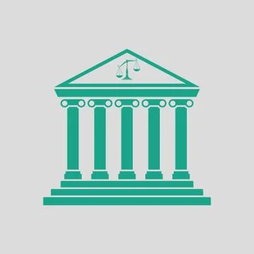 Courthouse icon Stock Illustration