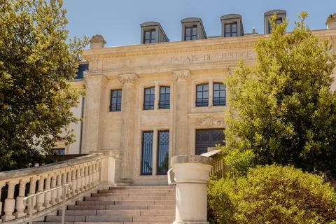 Courthouse of Les Sables d olonnes, France Stock Photos