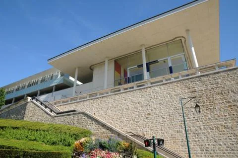 The courthouse of Pontoise in Val d Oise Stock Photos
