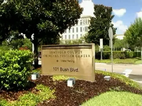 Courthouse in Sanford, Florida Vídeo Stock 25667766