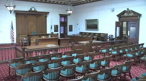 Courtroom Stock Footage 8907766
