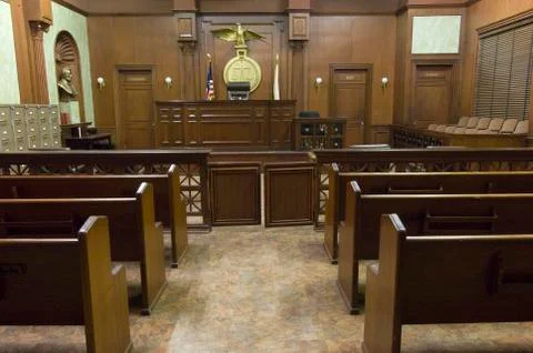 Courtroom Seating Stock Photos