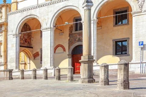 Courtyard of the Cathedral Stock Photos